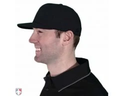 Richardson Surge Fitted Base Umpire Cap - 6 Stitch -Baseball Gear 540 Richardson Surge Fitted Plate Base Umpire Cap 6 Stitch Worn Side View