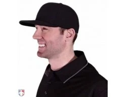 Richardson Surge Fitted Base Umpire Cap - 8 Stitch -Baseball Gear 550 Richardson Surge Fitted Base Umpire Cap Worn Side View