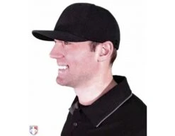 Richardson Pulse Performance Flexfit Base Umpire Cap - 6 Stitch -Baseball Gear 643 Richardson Pulse Performance FlexFit Umpire Cap 6 Stitch Worn Side View