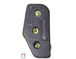 Pro Style Umpire Ball Bag Kit 13 Pro Style Umpire Ball Bag Kit -Baseball Gear A041P CHAMPRO 3 DIAL OPTIC YELLOW UMPIRE INDICATOR 3 4 3 COUNT FRONT 1