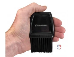Plastic Umpire Plate Brush -Baseball Gear A044P Champro Plastic Umpire Plate Brush in hand