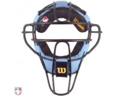 Wilson MLB Umpire Mask Replacement Pads - Sky Blue And Black 8 Wilson MLB Umpire Mask Replacement Pads - Sky Blue And Black -Baseball Gear A3009 AL BL BK Front 1