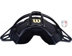 Wilson Dyna-Lite Aluminum Umpire Mask With Memory Foam -Baseball Gear A3009AL Wilson Dyna Lite Aluminum Umpire Mask Bottom Profile