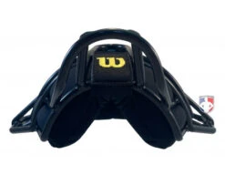 Wilson Dyna-Lite Steel Umpire Mask With Memory Foam 12 Wilson Dyna-Lite Steel Umpire Mask With Memory Foam -Baseball Gear A3009X MEM Wilson Dyna Lite Steel Umpire Mask with Memory Foam bottom flat
