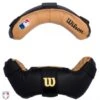 Wilson MLB Two Tone Umpire Mask Replacement Pads - Black And Tan