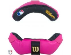 Wilson MLB Umpire Mask Replacement Pads - Pink And Black