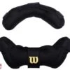 Wilson Memory Foam Umpire Mask Replacement Pads - Black -Baseball Gear A3817 MEM BK WILSON MEMORY FOAM UMPIRE REPLACEMENT PADS BLACK FRONT