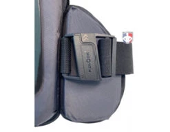 Wilson MLB West Vest Pro Gold 2 Memory Foam Umpire Chest Protector -Baseball Gear B720 Wilson MLB West Vest Pro Gold 2 Memory Foam Chest Protector fidlock buckle closed 1