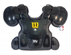 Wilson MLB West Vest Pro Gold 2 Memory Foam Umpire Chest Protector -Baseball Gear B7203 Wilson MLB West Vest Pro Gold 2 Memory Foam Chest Protector without padding