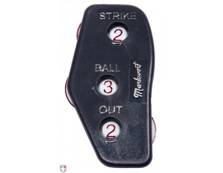 Markwort Oversized 3-Dial Plastic Umpire Indicator - 3/2/2 Count 3 Markwort Oversized 3-Dial Plastic Umpire Indicator - 3/2/2 Count