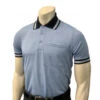 Smitty Short Sleeve Body Flex Umpire Shirt - Polo Blue With Black Collar -Baseball Gear BBS307 CAROLINA BLUE Pic 002 1080x 1