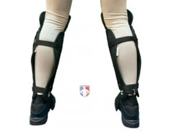 Champro Single Knee Umpire Shin Guards -Baseball Gear CG108 Champro Single Knee Umpire Shin Guards worn back