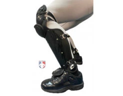 Champro Pro-Plus Triple Knee Umpire Shin Guards -Baseball Gear CG3 Champro Pro Plus Triple Knee Umpire Shin Guards Worn Crouch 2