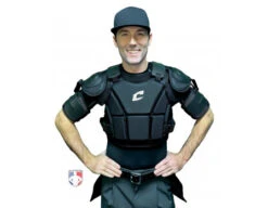 Champro Umpire Chest Protector Bicep Extensions -Baseball Gear CP15 Champro Umpire Chest Protector Bicep Extensions CP135 Worn FrontHEIC