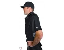 All-Star Internal Shell Umpire Chest Protector -Baseball Gear CPU26 All Star Internal Shell Umpire Chest Protector Worn Side View with Shirt