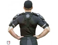 Diamond Pro Umpire Chest Protector -Baseball Gear DCP PRO Worn Back All Attachments 1