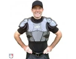 Diamond Pro Umpire Chest Protector -Baseball Gear DCP PRO Worn Front 1