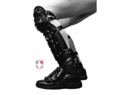 Diamond Umpire Shin Guards -Baseball Gear DLG Diamond Umpire Shin Guards Box Stance