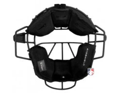 EvoShield MLB Black Pro-SRZ Windpact Catcher Mask -Baseball Gear EVO MASK BK Evo Shield MLB Steel Mask with Windpact Flat Inside