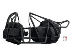 EvoShield MLB Black Pro-SRZ Windpact Catcher Mask -Baseball Gear EVO MASK BK Evo Shield MLB Steel Mask with Windpact Flat Side