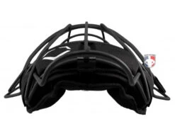 EvoShield MLB Black Pro-SRZ Windpact Catcher Mask -Baseball Gear EVO MASK BK Evo Shield MLB Steel Mask with Windpact flat bottom