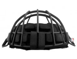 EvoShield MLB Black Pro-SRZ Windpact Catcher Mask -Baseball Gear EVO MASK BK Evo Shield MLB Steel Mask with Windpact flat top