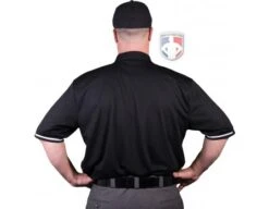 Smitty Vertical Stripe Umpire Shirt - Black 13 Smitty Vertical Stripe Umpire Shirt - Black -Baseball Gear Eric BB310SSBlack Back