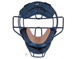 Force3 Silver Defender Umpire Mask With Black 12 Force3 Silver Defender Umpire Mask With Black -Baseball Gear F3 BK BK Inside Tan pads 1