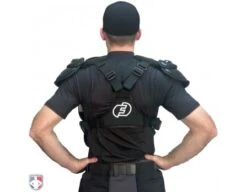 Force3 V3 Ultimate Umpire Chest Protector With Dupont™ Kevlar® -Baseball Gear F3 CPv3 Worn Back