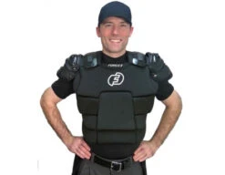 Force3 V3 Ultimate Umpire Chest Protector With Dupont™ Kevlar® -Baseball Gear F3 CPv3 Worn Front 2
