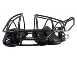 Force3 Defender Umpire Mask -Baseball Gear F3 DEF BK BK Force3 Defender Umpire Mask with Black flat side