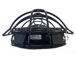 Force3 Defender Umpire Mask -Baseball Gear F3 DEF BK BK Force3 Defender Umpire Mask with Black flat top