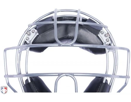 Force3 Silver Defender Umpire Mask With Black 4 Force3 Silver Defender Umpire Mask With Black - Image 2