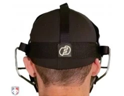 Force3 Silver Defender Umpire Mask With Black 15 Force3 Silver Defender Umpire Mask With Black -Baseball Gear F3 DEF SV BK Force3 Silver Defender Umpire Mask with Black Worn Back Harness View