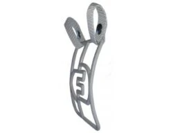 Force3 Defender Umpire Throat Guard 14 Force3 Defender Umpire Throat Guard -Baseball Gear F3 DMTG SV Force3 Defender Umpire Throat Guard Silver Side View