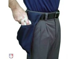 Force3 Dry-Lo Umpire Ball Bag - Without Inside Pockets -Baseball Gear F3 DRYLO N Force3 DryLo Umpire Ball Bag Worn Side with Baseball 1