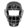 Force3 Silver Defender Hockey Style Umpire Helmet -Baseball Gear F3 HSMV3 SV Force3 V2 Silver Defender Hockey Style Umpire Helmet front
