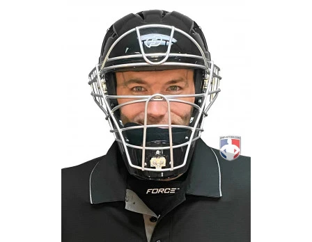 Force3 Silver Defender Hockey Style Umpire Helmet 6 Force3 Silver Defender Hockey Style Umpire Helmet - Image 4