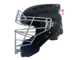 Force3 Silver Defender Hockey Style Umpire Helmet 10 Force3 Silver Defender Hockey Style Umpire Helmet -Baseball Gear F3 HSMV3 SV Force3 V2 Silver Defender Hockey Style Umpire Helmet side