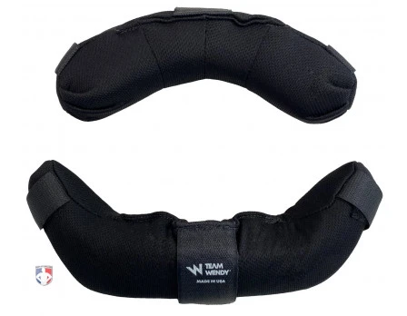 Team Wendy Umpire Mask Replacement Pads - Black 3 Team Wendy Umpire Mask Replacement Pads - Black
