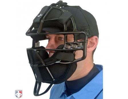 All-Star Black Magnesium Umpire Mask With Black LUC 8 All-Star Black Magnesium Umpire Mask With Black LUC - Image 6