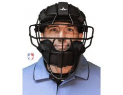 All-Star Matte Black System 7 Steel Umpire Mask With UltraCool -Baseball Gear FM4000 MBK All Star Matte Black System 7 Steel Umpire Mask with UltraCool