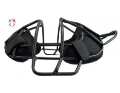 All-Star Matte Black System 7 Steel Umpire Mask With UltraCool -Baseball Gear FM4000 MBK All Star Matte Black System 7 Steel Umpire Mask with UltraCool side flat