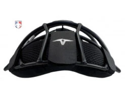 All-Star Matte Black System 7 Steel Umpire Mask With UltraCool -Baseball Gear FM4000 MBK All Star Matte Black System 7 Steel Umpire Mask with UltraCool top flat