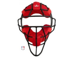 All-Star LUC Umpire Mask Replacement Pads - Red -Baseball Gear FM4000LUC All Star LUC Umpire Mask Replacement Pads Red with Black Mask 2
