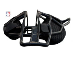 All-Star Black Magnesium Umpire Mask With Black LUC 13 All-Star Black Magnesium Umpire Mask With Black LUC -Baseball Gear FM4000MAG UMP BK BK All Star Black Magnesium Umpire Mask with Black side flat