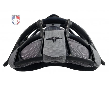 All-Star Black Magnesium Umpire Mask With Grey LUC 5 All-Star Black Magnesium Umpire Mask With Grey LUC - Image 3