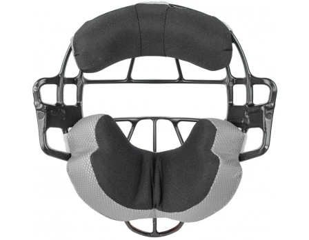 All-Star Black Magnesium Umpire Mask With Grey LUC 4 All-Star Black Magnesium Umpire Mask With Grey LUC - Image 2