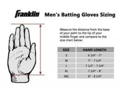 Franklin MLB All-Weather Pro Gloves -Baseball Gear Franklin Glove Size Chart 2