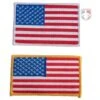 US Flag Patch -Baseball Gear GoldandWhiteTrimFlag